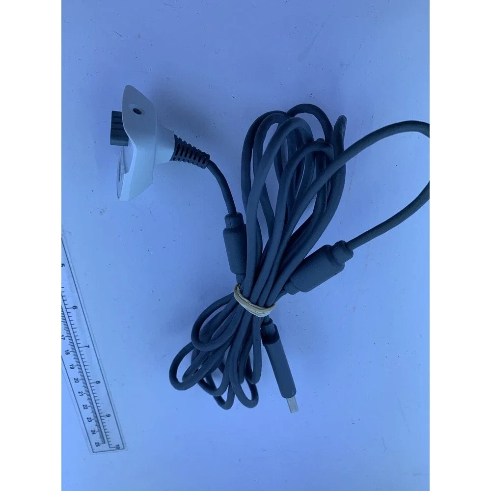 Microsoft Xbox 360 Game Controller USB Charging Cable Charger Cord OEM White